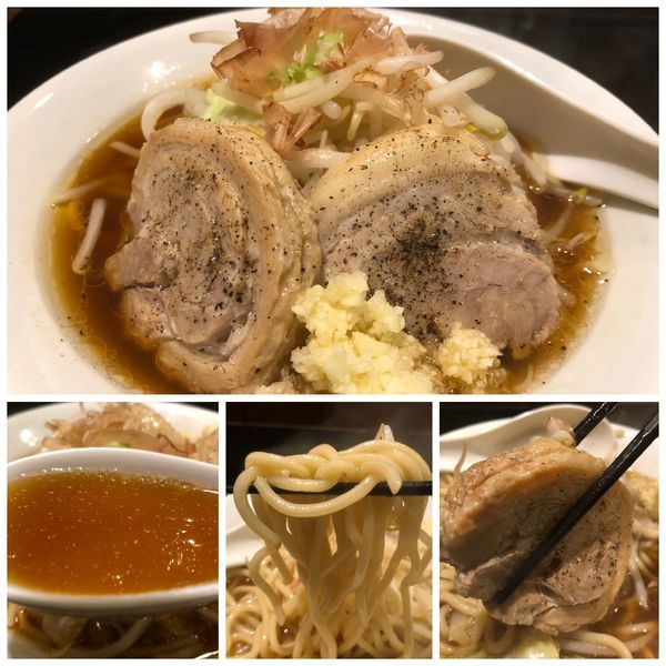 「ラーメン 200g 880円  卓上ニンニク」@RAMEN401の写真