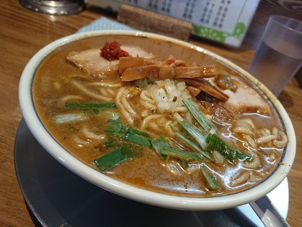 「限定 辛い煮干しソバ中 800円」@中華そば ひらこ屋 㐂ぼしの写真