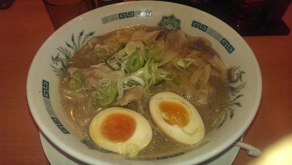 「肉そば、大盛」@日高屋 柿生駅前店の写真