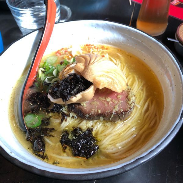 「和牛とほたての潮ラーメン」@麺場voyageの写真