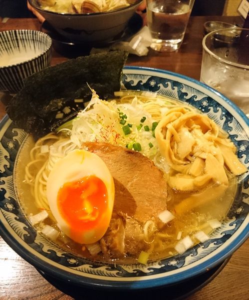 「ひのでやラーメン大盛 ミニ帆立ごはん」@和風楽麺 四代目 ひのでやの写真