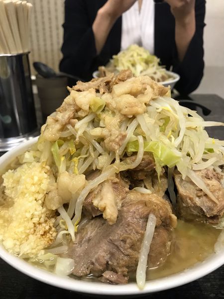 「小ブタ 全マシ」@ラーメン二郎 茨城守谷店の写真