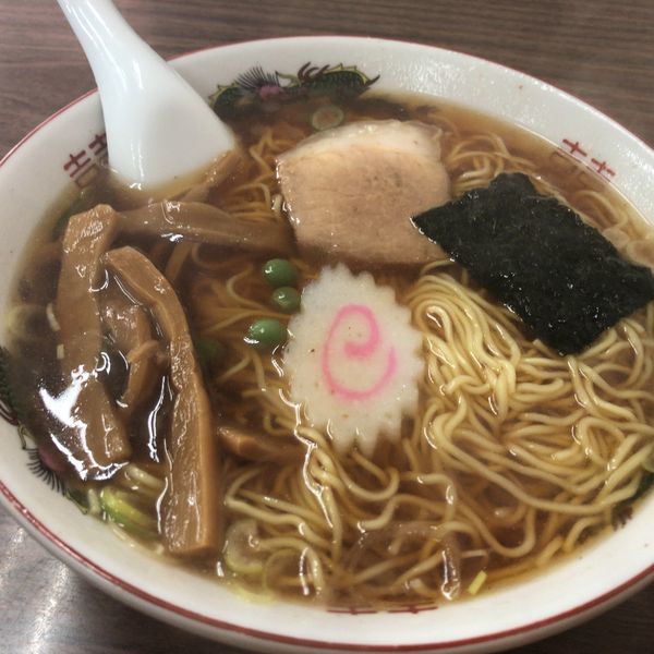 「ラーメン半チャーハンセット(850円)」@多万里食堂の写真