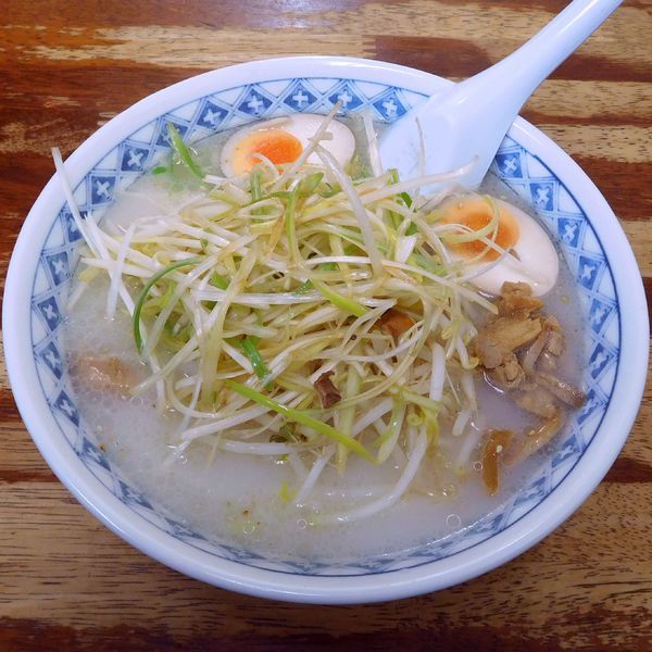 「ねぎ玉らーめん(塩 600円)」@九州ラーメン 桜島 東町店の写真