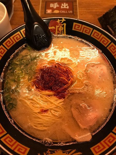 「ICHIRAN5選+ライス」@天然とんこつラーメン 一蘭 那覇国際通り店の写真