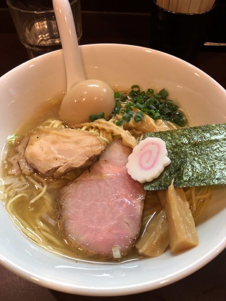 「【限定】カニにぼしそば　900円」@おおぜき中華そば店の写真