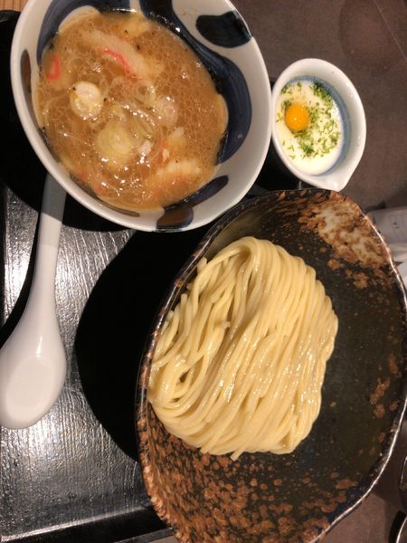 「とろろつけ麺」@三ツ矢堂製麺 大森店の写真