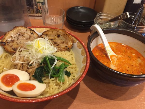 「辛塩つけ麺」@俺流塩らーめん 渋谷三丁目店の写真