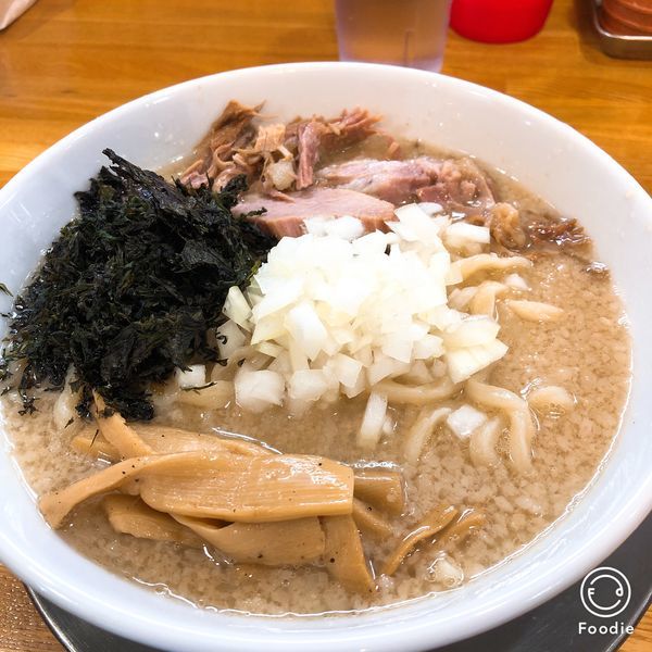 「中華そば バラ海苔 大脂 大盛り」@中華そば136の写真