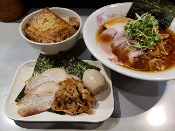 「ランチセット(中華蕎麦＋とうふめし)」@中華蕎麦 瑞山（ZUIZAN）の写真