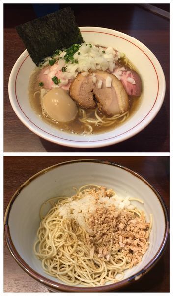 「煮干し蕎麦＋チャーシュートッピング＋味玉＋和え玉」@零一弐三の写真