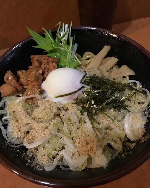 「浜そばスペシャル」@油そば専門店 浜そば 本店の写真