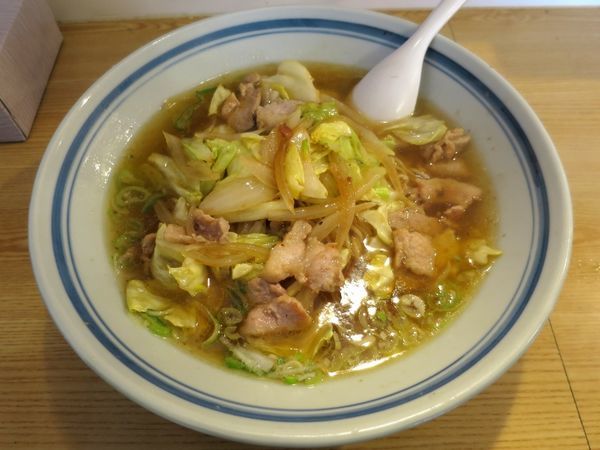 「特製肉そば（細麺） ５００円」@陳さん館の写真