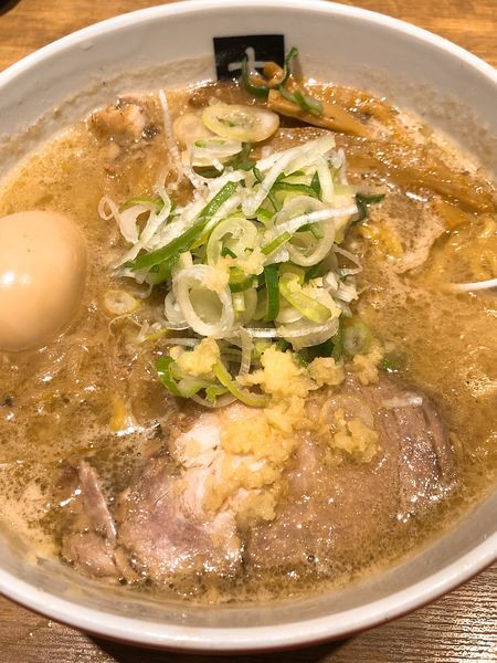 「味噌らーめん ¥800＋煮たまご ¥130」@大島の写真