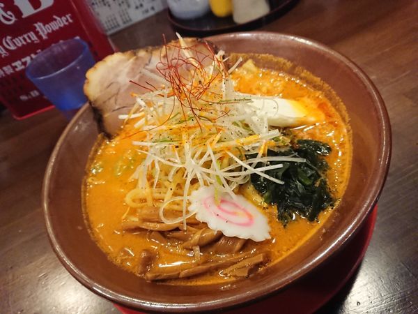 「限定 辛みそスパイシー 780円」@煮干し中華専門店 つじ製麺所の写真