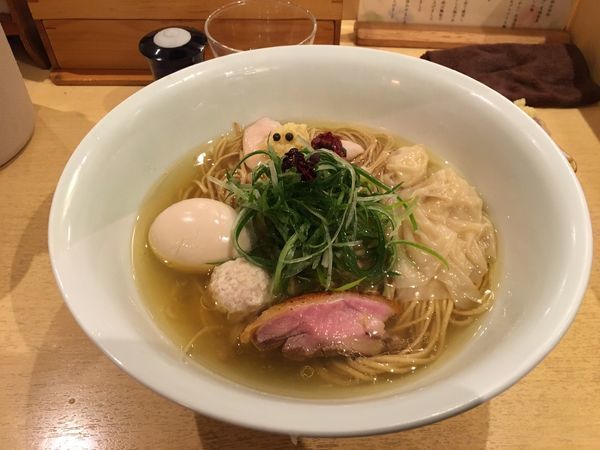 「特製塩そば」@饗 くろ㐂の写真