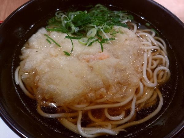 「えきそば（天ぷら）３６０円」@えきそば 梅田阪神本店スナックパークの写真