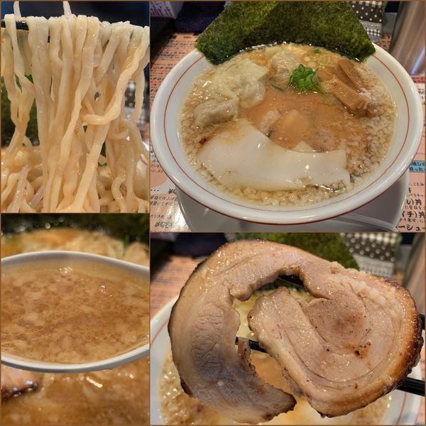 「95（キュウゴウ）ラーメン¥800+ワンタン3ヶ¥0」@麺場80’sの写真