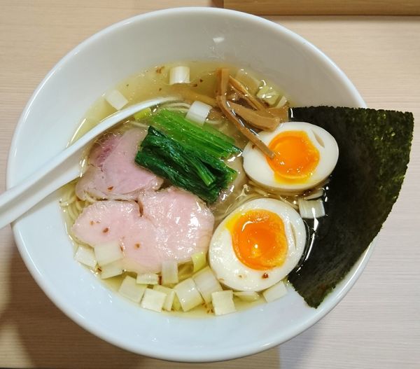 「味玉塩中華ソバ」@中華ソバ ちゃるめの写真