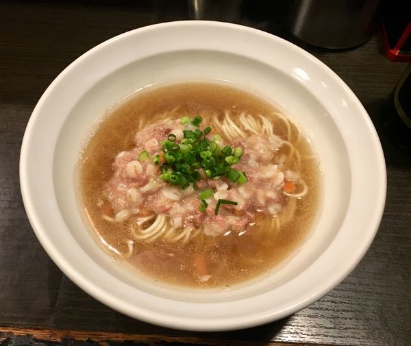 「スコッチブロスソバ（ハーフ）」@灰汁中華 丿貫 福富町本店の写真