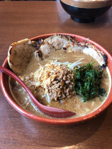 「味噌炙りチャーシュー」@麺場 田所商店 足立江北店の写真