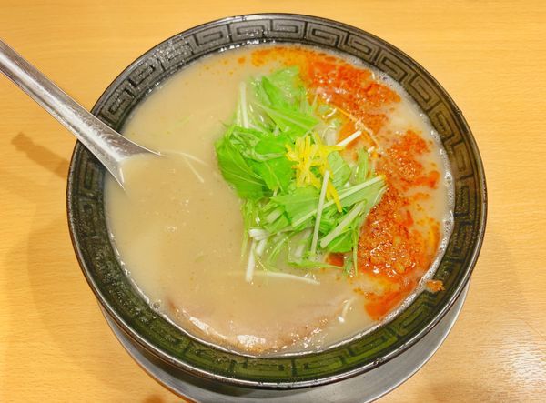 「ゆず辛とんこつらーめん」@博多ラーメン 和の写真