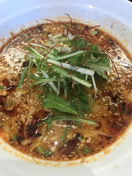 「汁あり担々麺  900円 モヤシ50円」@金蠍の写真