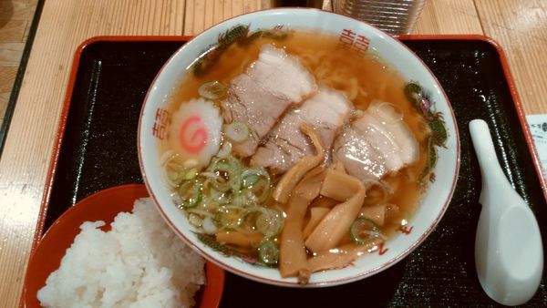 「【喜多方老麺まるや】らーめん¥700-」@日本橋ふくしま館 MIDETTE ミデッテの写真