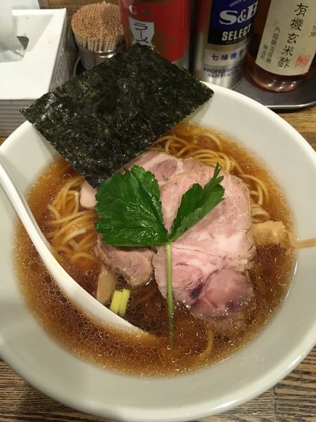 「平子煮干そば」@新橋 纏の写真