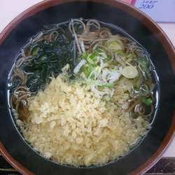 たぬきそば(350円)