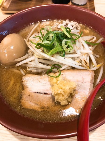 「焼き味噌玉子 ¥930」@拉麺 大公 南太田本店の写真
