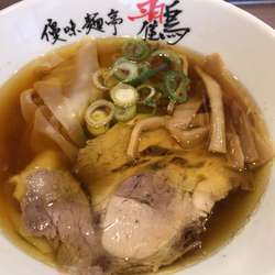 ふわとろワンタンメン小780円+ライスほぐし豚ヴァージョン1