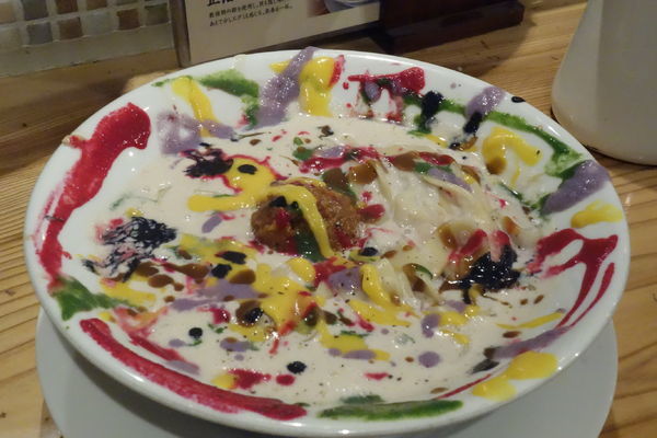 「【限定】ペイントクレイジーミルクミソラーメン」@自家製麺 うろたの写真