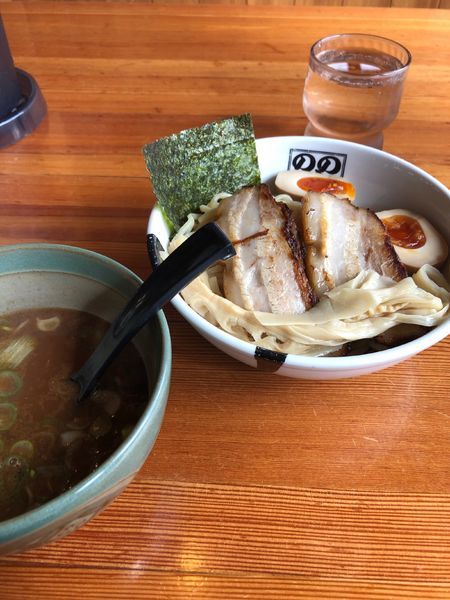 「節系濃厚(醤油)つけめん のしめ盛り」@ラーメン のしめの写真