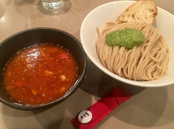 「海老トマトつけ麺」@つけ麺 五ノ神製作所の写真