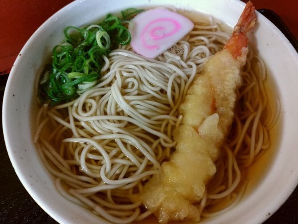 「海老天そば360円」@潮屋 梅田店の写真