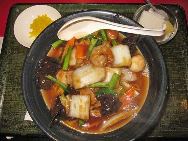 「五目湯麺（単品）　600円（ランチ）」@花彫酒家の写真