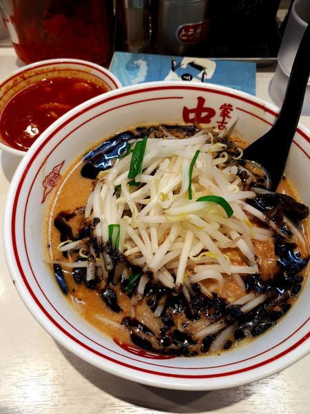 「杜氏味噌ラーメン780円+ミニスープ北極180円」@蒙古タンメン中本 秋津店の写真