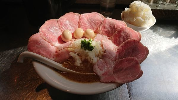 「濃厚帆立 熟成味噌ら～めんさんじ玉SPダブルチーズバータ-」@さんじの写真