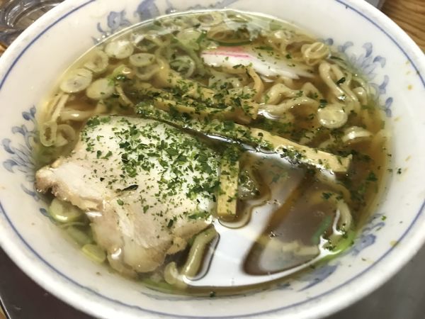 「赤湯しょうゆミニラーメン 570円」@龍上海 新横浜ラーメン博物館店の写真