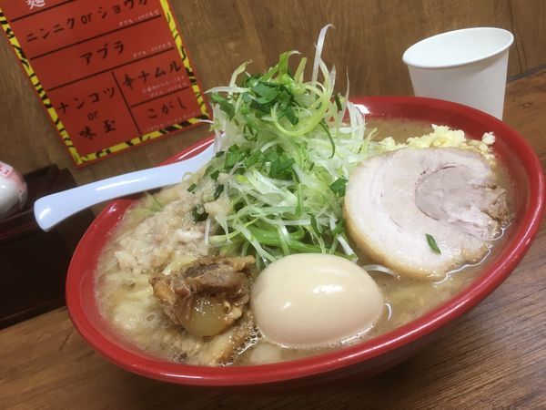 「ラーメン大盛り」@鬼豚オーガの写真