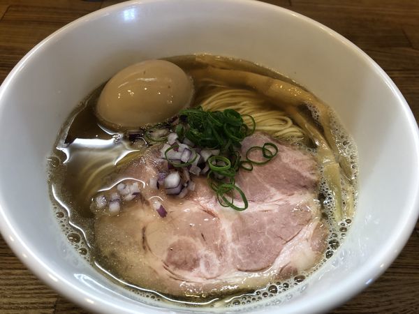 「煮干そば＋煮玉子」@中華蕎麦 さい藤の写真