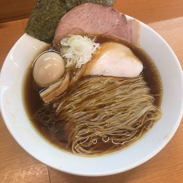 「中華そば 780円+半替玉」@麺処ろくめいの写真