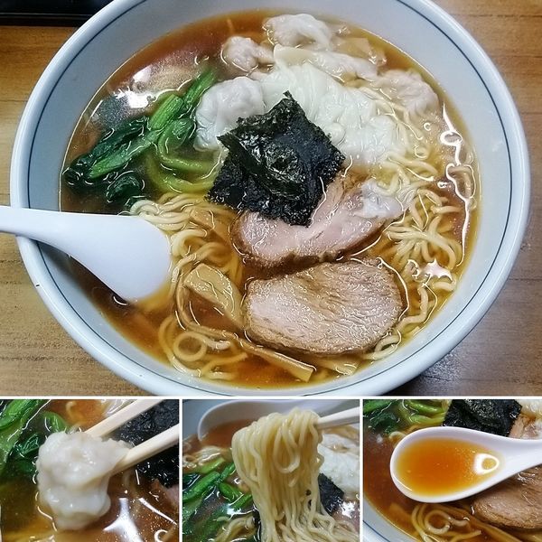 「ワンタンメン　800円」@まるいちの写真