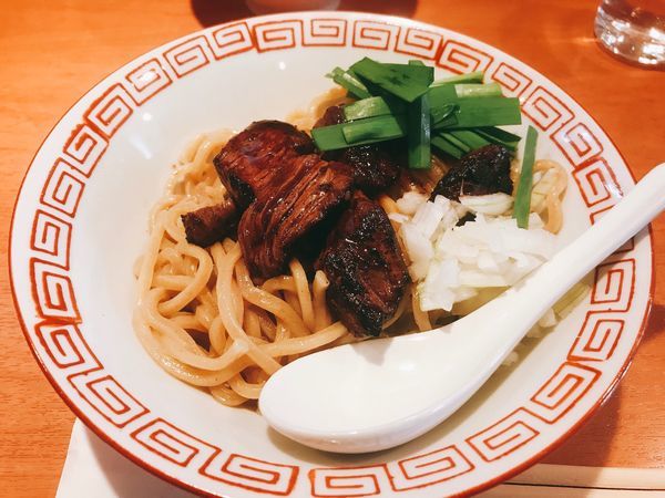 「牛ハラミあえ麺&真鱈子みそ漬けごはんセット」@食堂酒場 Graciaの写真