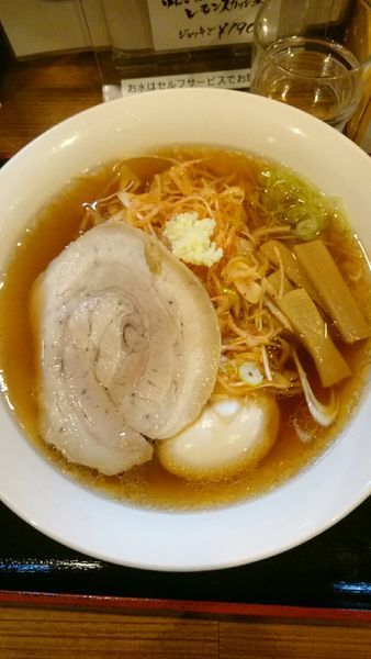 「ねぎらーめん（辛） 730円」@手打ちらーめん はやぶさの写真