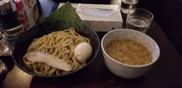 「鶏つけ麺（しょうゆ）」@鶏々 TORIDORIの写真