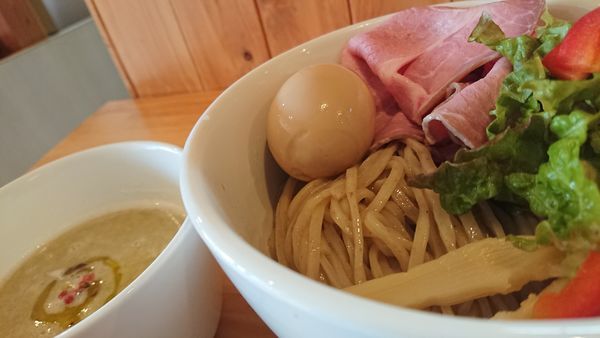 「味玉鶏つけ麺」@らーめん コッコの写真