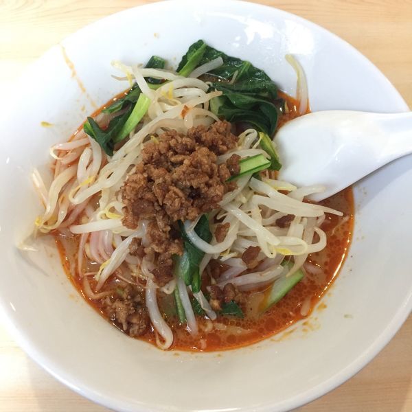 「担々麺 麺少なめ 650」@居酒屋 山ちん 東日本橋店の写真