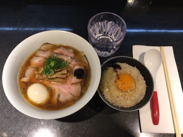 「チャーシュー味玉醤油Soba」@Japanese Soba Noodles 蔦の写真